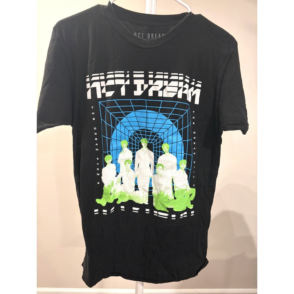 Official NCT DREAM The Dream Show 2 World Tour Graphic‎ T Shirt Black Medium